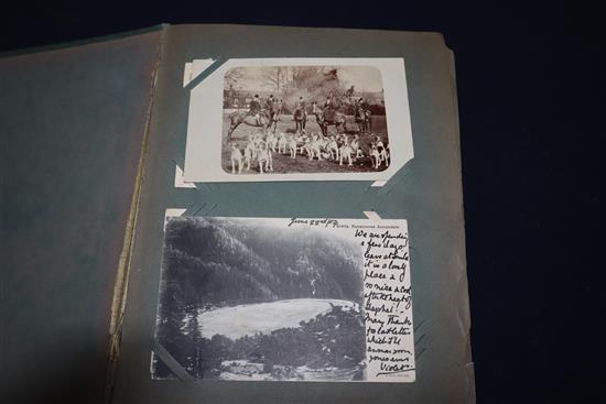 A postcard album